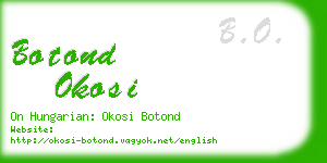 botond okosi business card